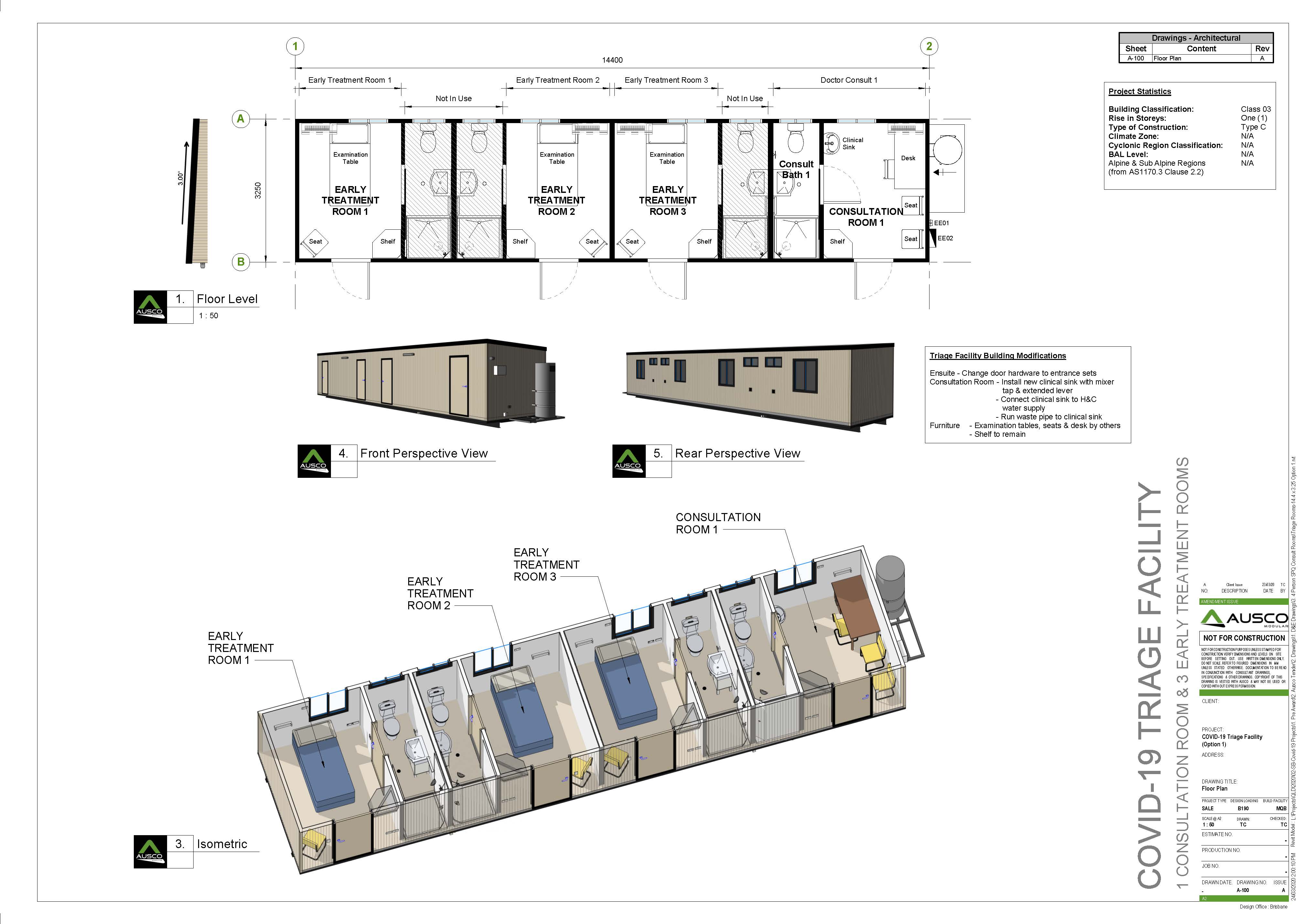 COVID19 Emergency Triage & Consultation Room Ausco